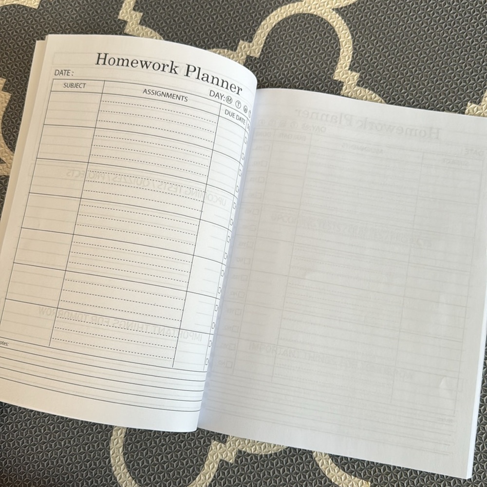 Homework Planner 2025-2026 - Picture 4 of 4